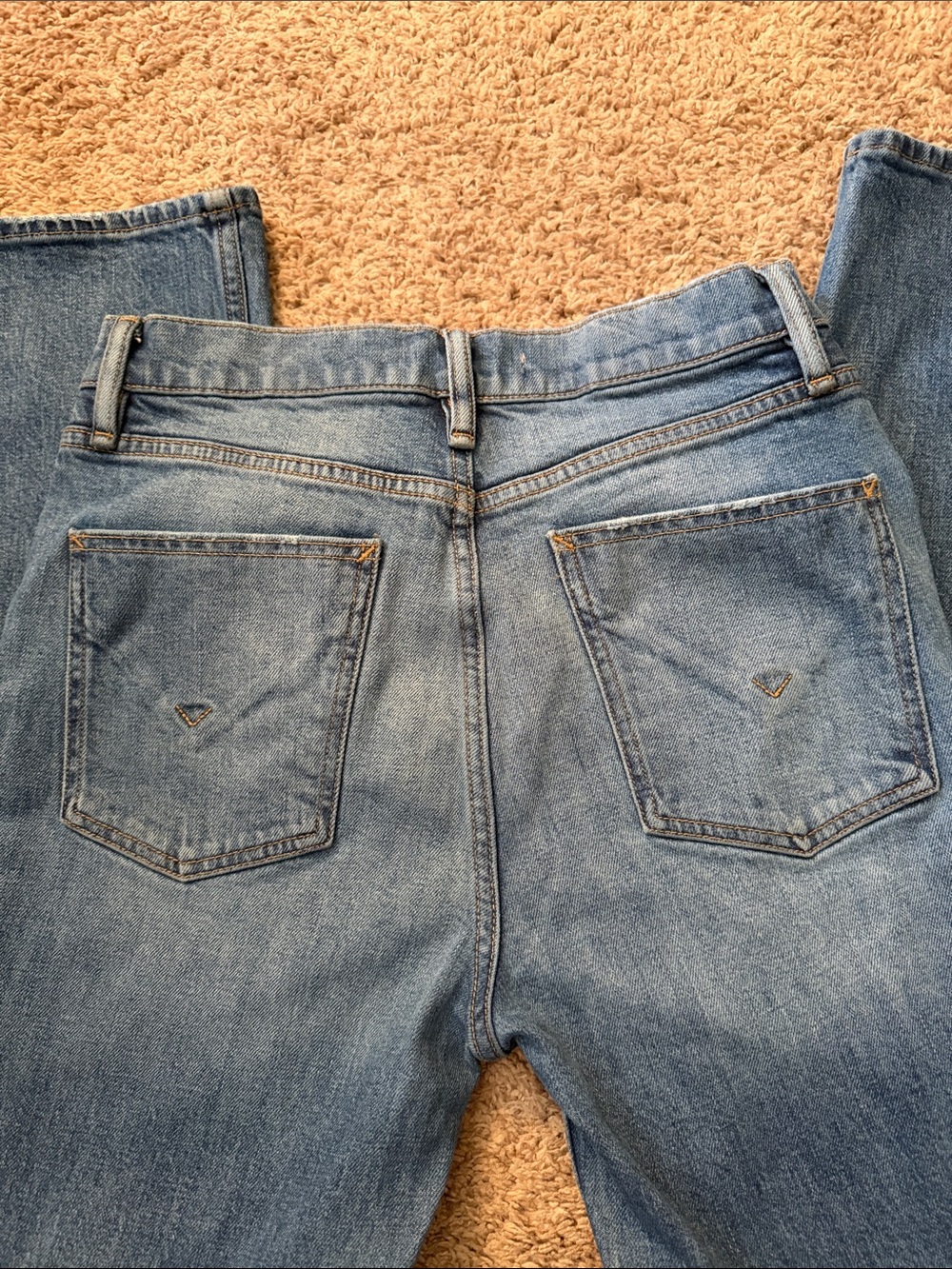 Hudson Remi High-Rise Straight Ankle Jeans - Destructive Lucent Wash Size 27 - Picture 11 of 11